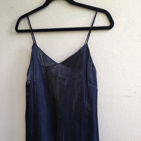 Rag and Bone Astrid Blue Tank top sz 2 - Picture 3 of 7